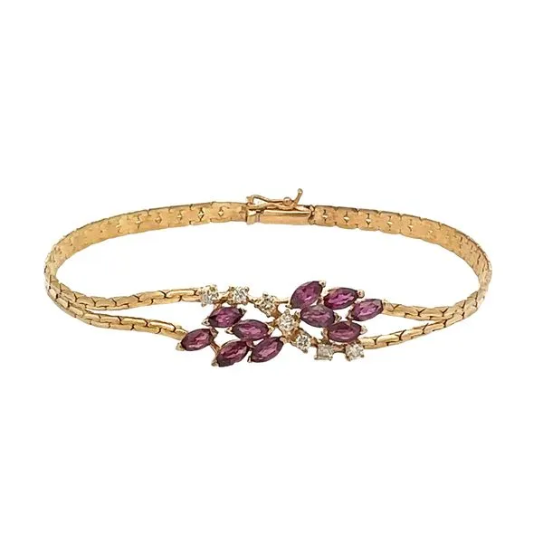 Antique Bracelet Classic Creations In Diamonds & Gold Venice, FL