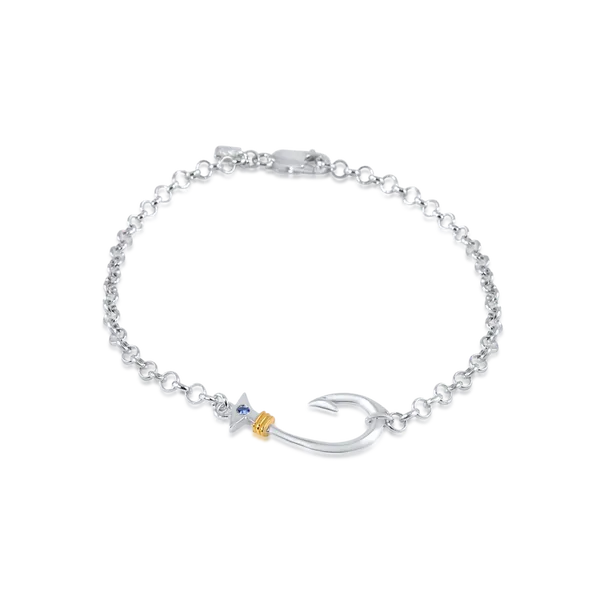 Nau-T-Girl Hook Anklet Classic Creations In Diamonds & Gold Venice, FL