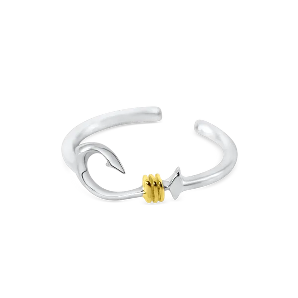 Nau-T-Girl Hook Toe Ring Classic Creations In Diamonds & Gold Venice, FL