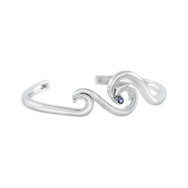 Nau-T-Girl Wave Bangle Bracelet Classic Creations In Diamonds & Gold Venice, FL