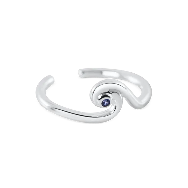 Nau-T-Girl Wave Toe Ring Classic Creations In Diamonds & Gold Venice, FL