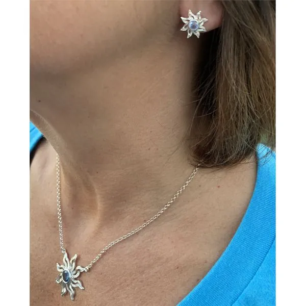 Nau-T-Girl Sun Necklace Image 4 Classic Creations In Diamonds & Gold Venice, FL