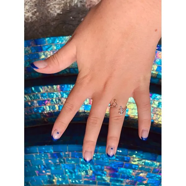 Nau-T-Girl Hook Anchor Bypass Ring Image 3 Classic Creations In Diamonds & Gold Venice, FL