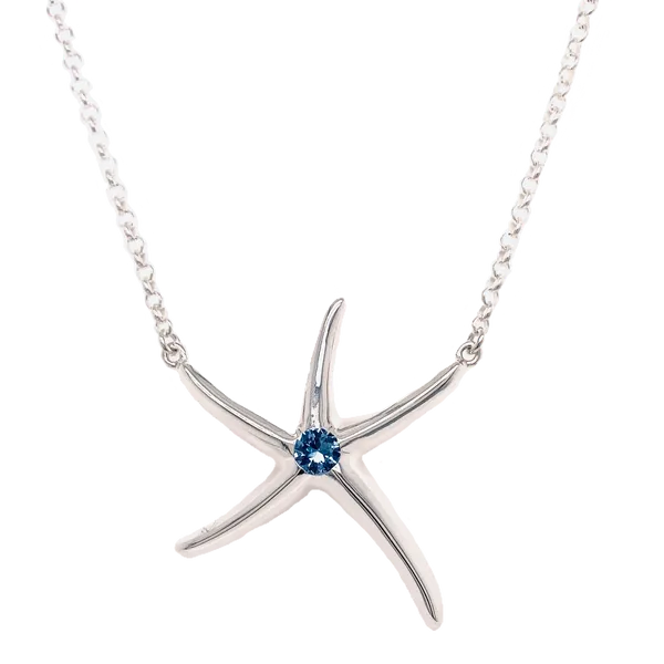 Nau-T-Girl Starfish Necklace Classic Creations In Diamonds & Gold Venice, FL