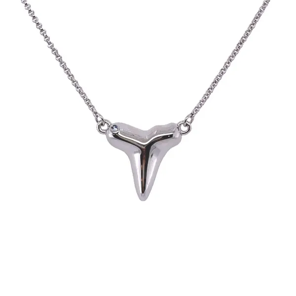 Nau-T-Girl Sharks Tooth Necklace Classic Creations In Diamonds & Gold Venice, FL