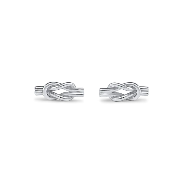 Nau-T-Girl Knot Stud Earrings Classic Creations In Diamonds & Gold Venice, FL