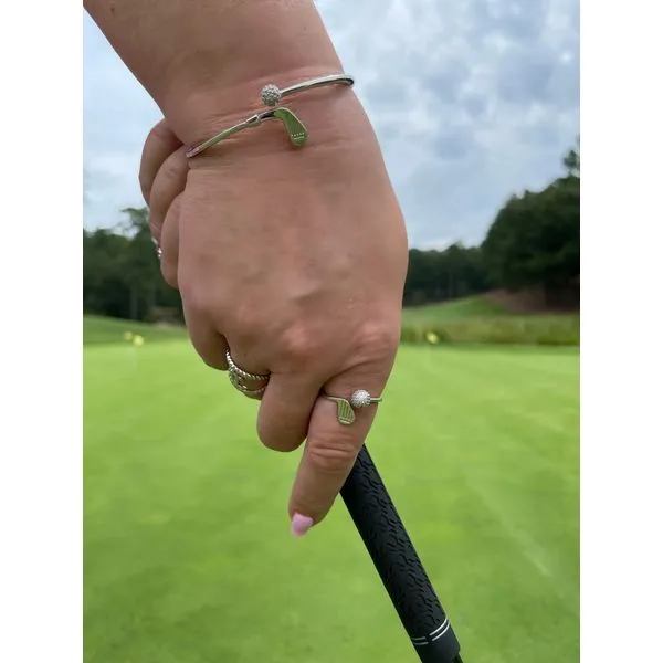 Nau-T-Girl Golf Ring Image 2 Classic Creations In Diamonds & Gold Venice, FL