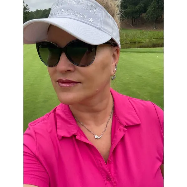 Nau-T-Girl Golf Club Necklace Image 2 Classic Creations In Diamonds & Gold Venice, FL