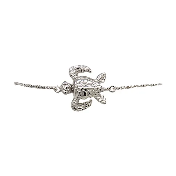 Nau-T-Girl Sea Turtle Bracelet Mini Classic Creations In Diamonds & Gold Venice, FL