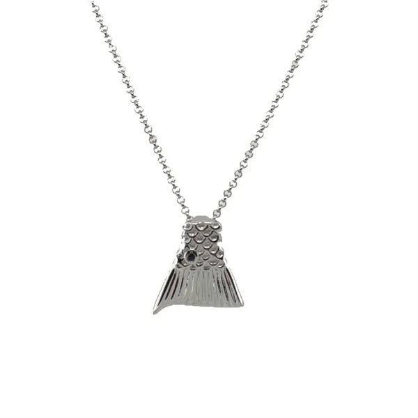 Nau-T-Girl Redfish Tail Necklace Classic Creations In Diamonds & Gold Venice, FL