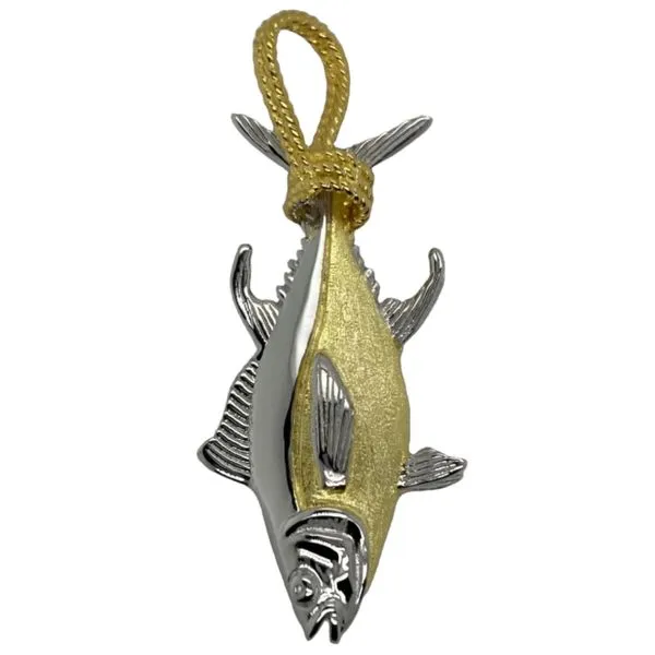 Nau-T-Girl Two-Tone Tuna Pendant Classic Creations In Diamonds & Gold Venice, FL