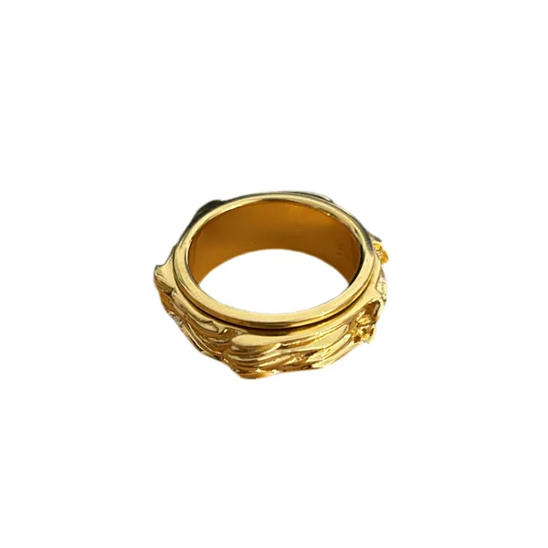Captain Sandy's 8MM Yellow Gold Wave Ring Classic Creations In Diamonds & Gold Venice, FL