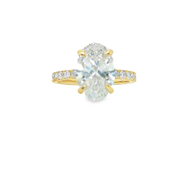 Oval Radiance Halo Ring CMS Fine Jewelers Wooster, OH