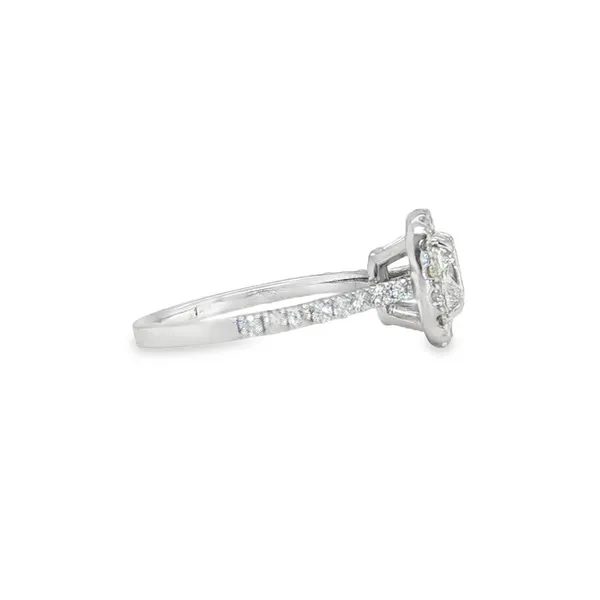 Cushion Serenade Ring Image 2 CMS Fine Jewelers Wooster, OH