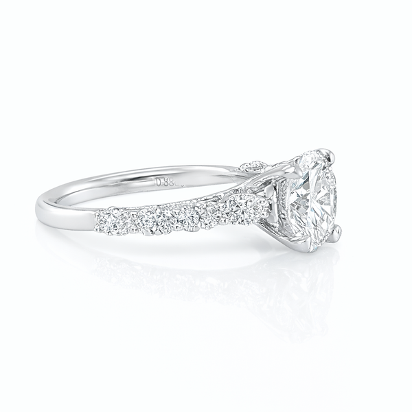 Eterna Lumière Round Diamond Engagement Ring Image 2 CMS Fine Jewelers Wooster, OH