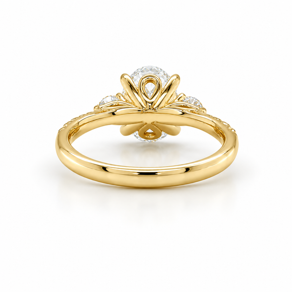 Endless Devotion Oval Diamond Engagement Ring Image 2 CMS Fine Jewelers Wooster, OH