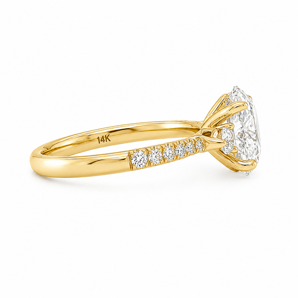 Endless Devotion Oval Diamond Engagement Ring Image 3 CMS Fine Jewelers Wooster, OH