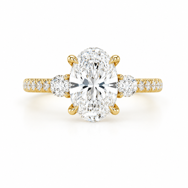 Endless Devotion Oval Diamond Engagement Ring CMS Fine Jewelers Wooster, OH