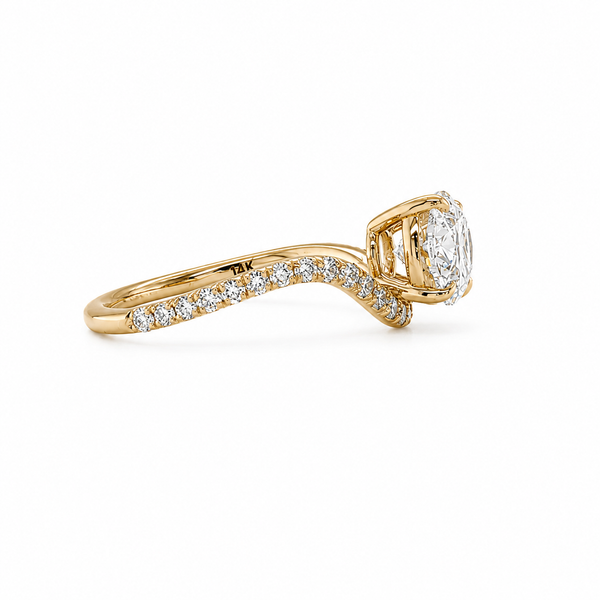 Timeless Grace Oval Diamond Engagement Ring Image 2 CMS Fine Jewelers Wooster, OH
