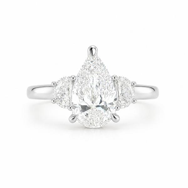 The Seraphina™ Pear Diamond Engagement Ring CMS Fine Jewelers Wooster, OH
