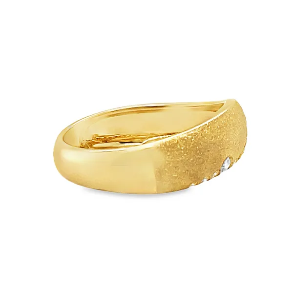 Golden Echo Band Image 2 CMS Fine Jewelers Wooster, OH