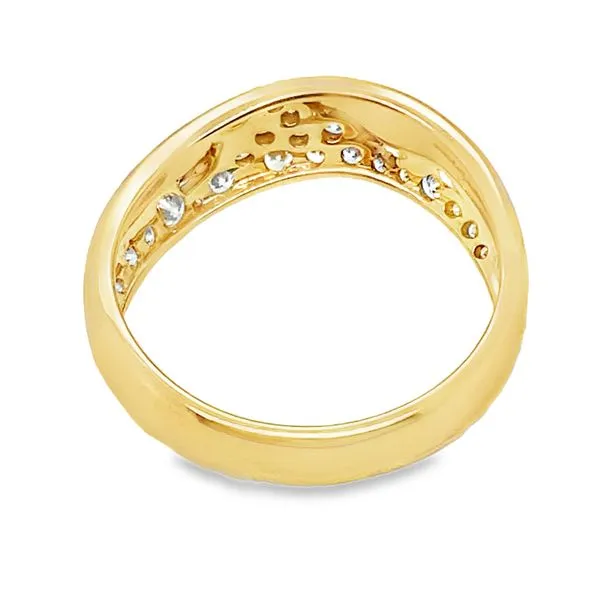 Golden Echo Band Image 3 CMS Fine Jewelers Wooster, OH