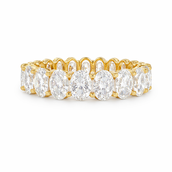 Golden Oval Eternity Band CMS Fine Jewelers Wooster, OH