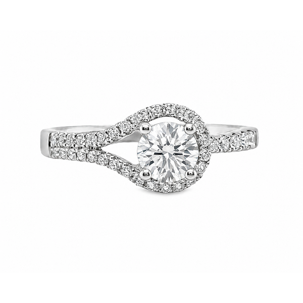 Romantic Product Name<br><br>Celestia Halo Diamond Ring CMS Fine Jewelers Wooster, OH