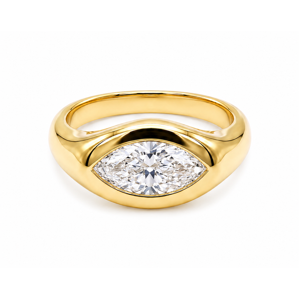 Golden Horizon Marquise Ring CMS Fine Jewelers Wooster, OH