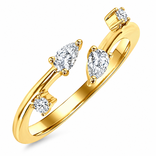 The Elara™ Diamond Freeform Ring CMS Fine Jewelers Wooster, OH