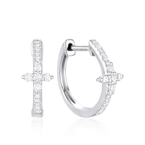Lumière Diamond Huggie Earrings CMS Fine Jewelers Wooster, OH