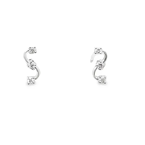White Ember Studs CMS Fine Jewelers Wooster, OH