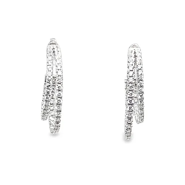 Luminous Curve Hoop Earrings CMS Fine Jewelers Wooster, OH