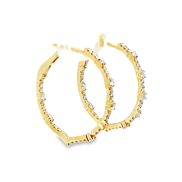 Sunlit Grace Hoop Earrings CMS Fine Jewelers Wooster, OH