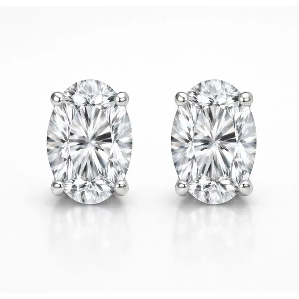 Eternal Oval Brilliance Stud Earrings CMS Fine Jewelers Wooster, OH