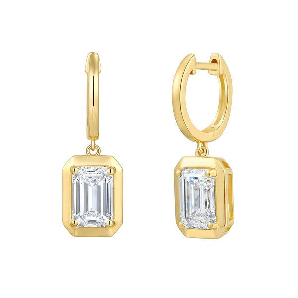 The Kensington™ Emerald Diamond Earrings CMS Fine Jewelers Wooster, OH