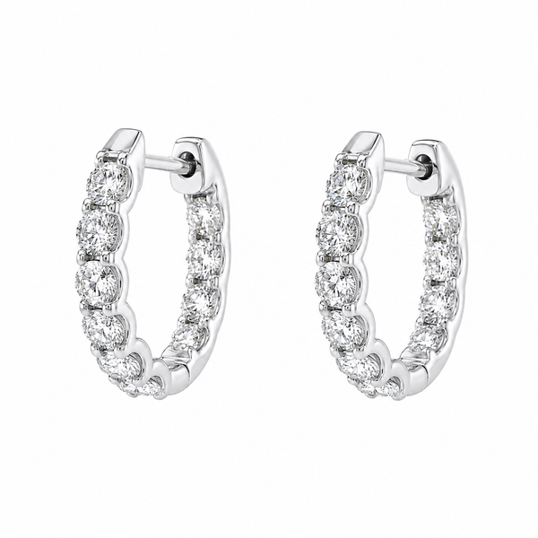 The Riviera™ Diamond Huggie Earrings CMS Fine Jewelers Wooster, OH