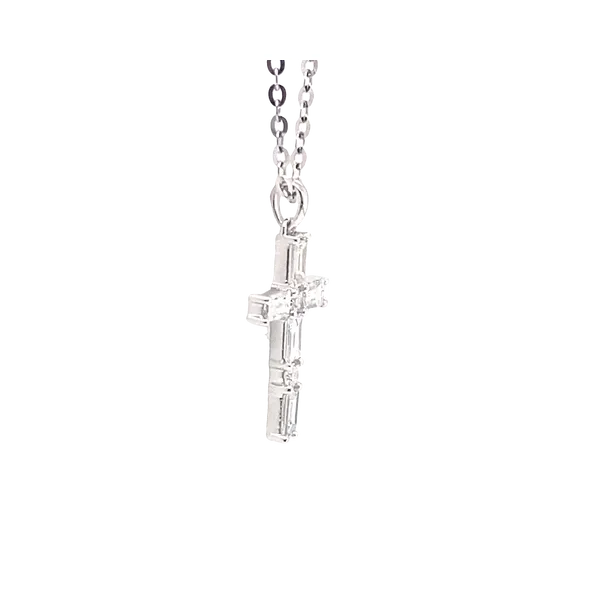 Radiant Faith Cross Pendant Image 2 CMS Fine Jewelers Wooster, OH