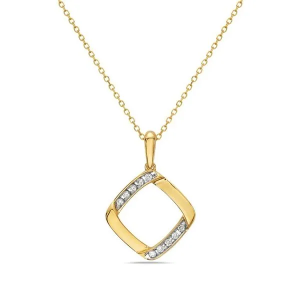Golden Rhombus Pendant CMS Fine Jewelers Wooster, OH