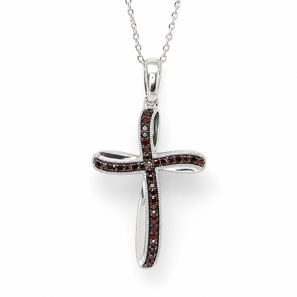 Crimson Faith™ Diamond Cross Pendant CMS Fine Jewelers Wooster, OH