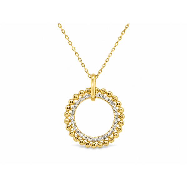 The Aurelia™ Diamond Circle Pendant CMS Fine Jewelers Wooster, OH