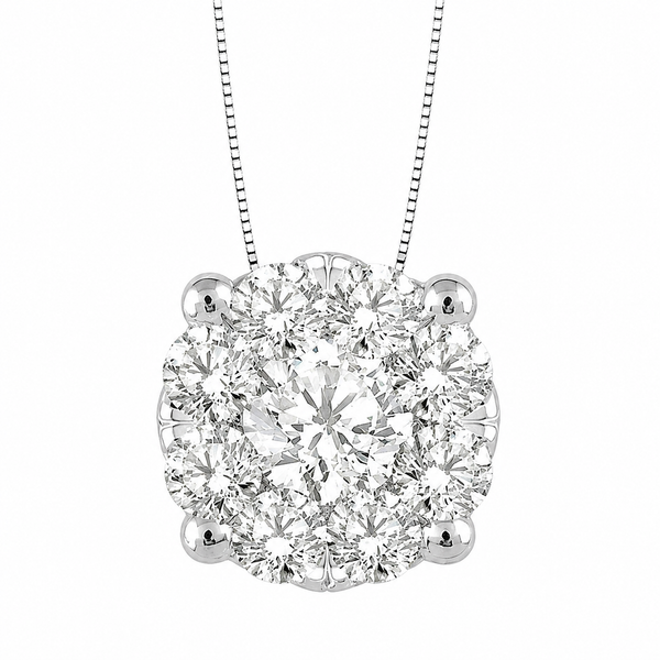 The Luminary™ Diamond Cluster Pendant CMS Fine Jewelers Wooster, OH