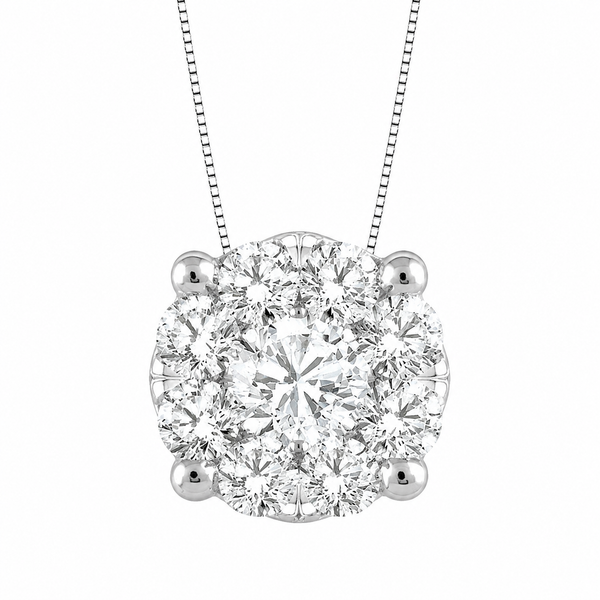 The Luminary™ Diamond Cluster Pendant CMS Fine Jewelers Wooster, OH
