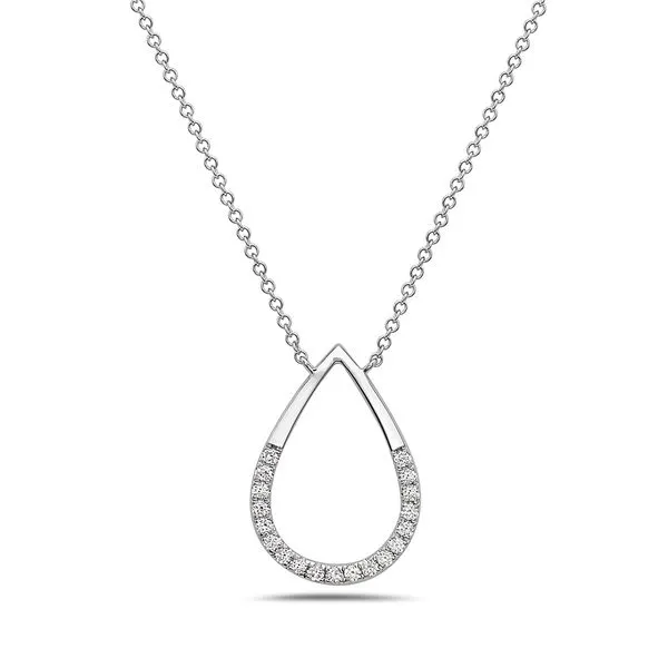 Diamond Teardrop Elegance Necklace CMS Fine Jewelers Wooster, OH