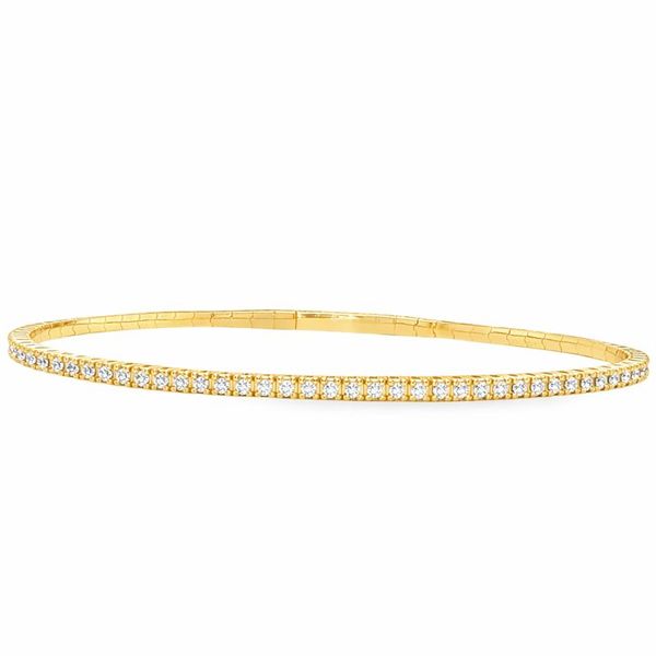 Golden Embrace Flex Diamond Bangle CMS Fine Jewelers Wooster, OH