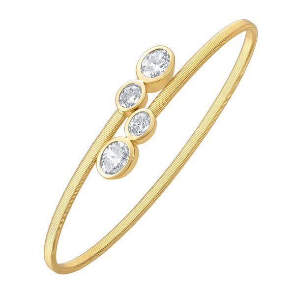 The Valencia™ Oval Diamond Flex Bracelet CMS Fine Jewelers Wooster, OH