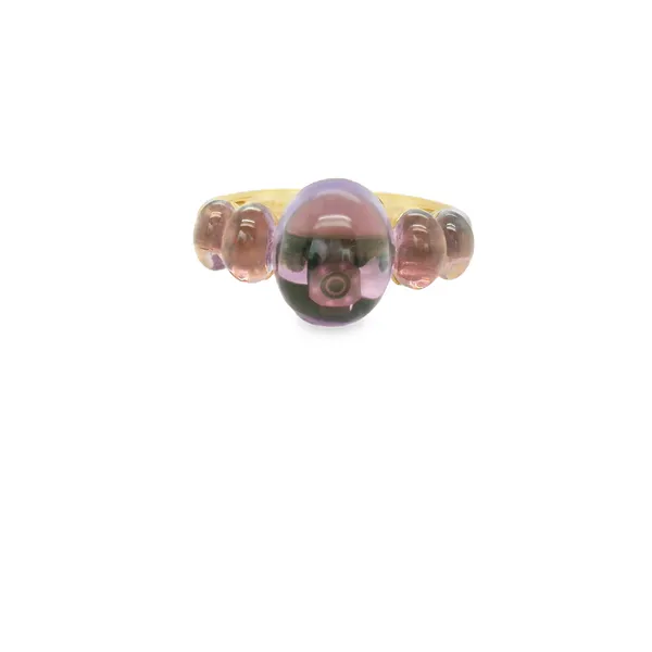 Bold Amethyst Statement Ring in Rose Gold Image 3 CMS Fine Jewelers Wooster, OH