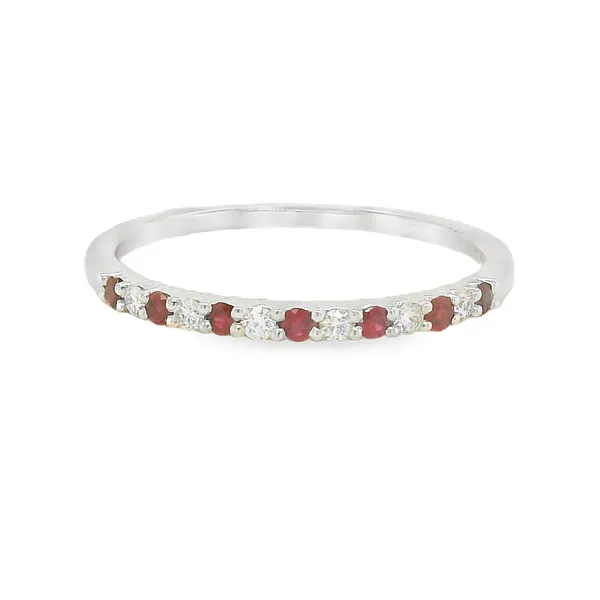 Ruby & Diamond Stack Ring for Everyday Elegance CMS Fine Jewelers Wooster, OH