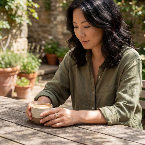 Prismatic Bloom Sapphire Ring Image 2 CMS Fine Jewelers Wooster, OH