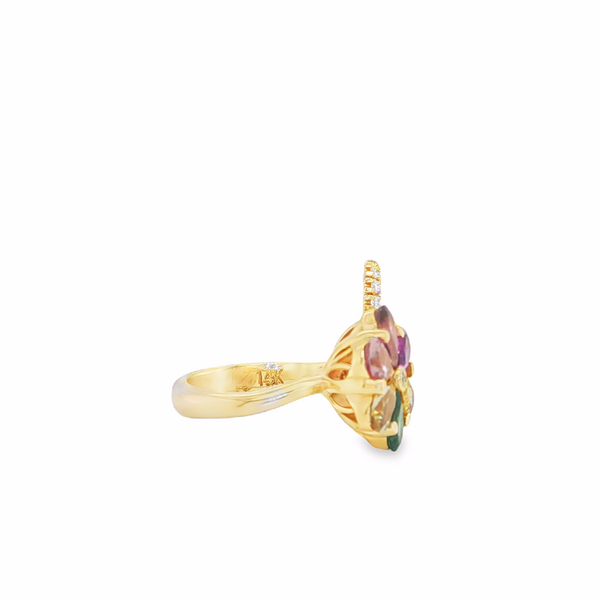 Prismatic Bloom Sapphire Ring Image 3 CMS Fine Jewelers Wooster, OH